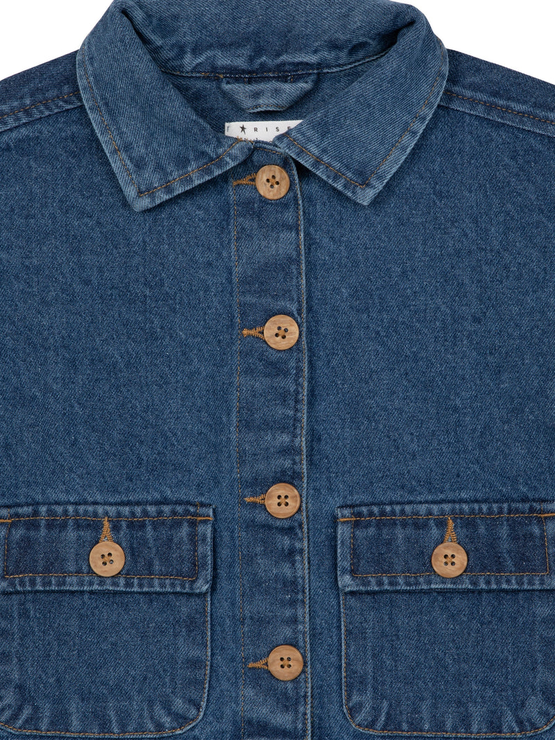 Oversized Denim Jacket | Rise Little Earthlings