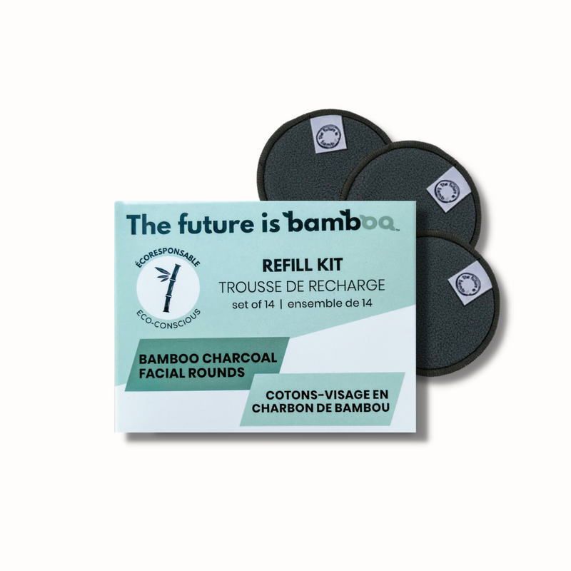 Bamboo Charcoal Facial Rounds REFILL KIT - INNER 6