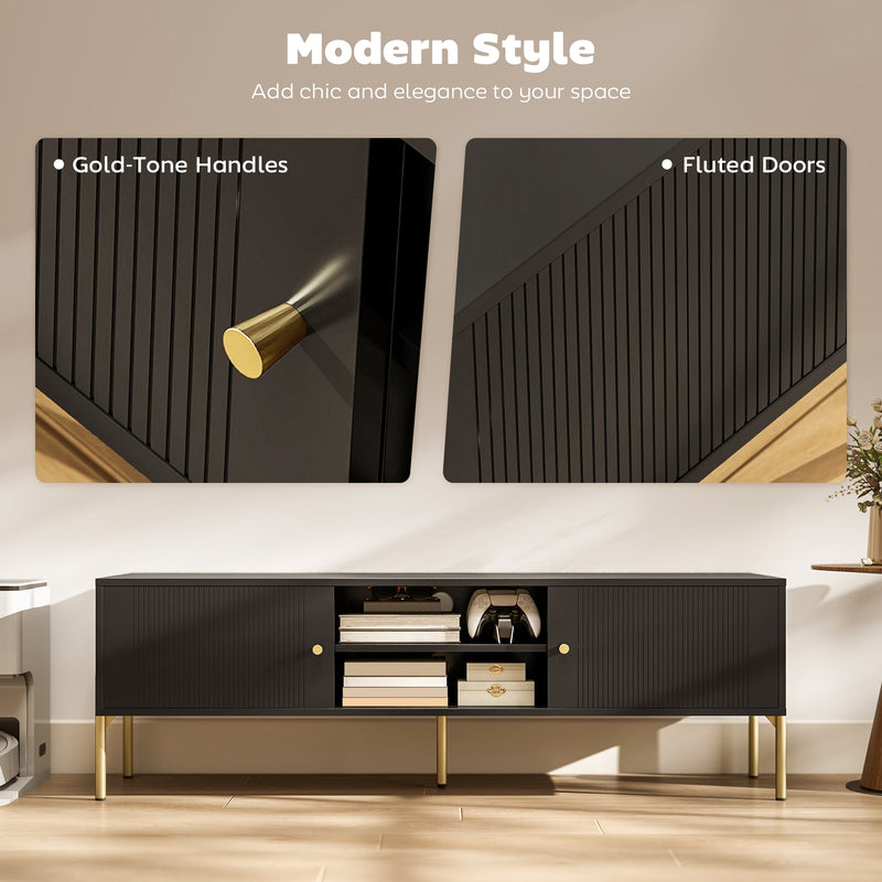 Harley TV Stand for TVs up to 65"-Black