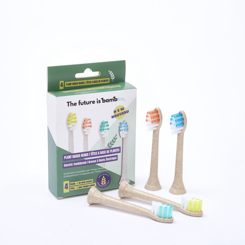 Plant Based Electric Toothbrush Heads | 4 pack - INNER 6