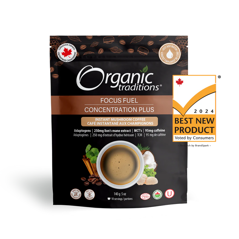 ORGANIC TRADITIONS Focus Fuel Mushroom Coffee
