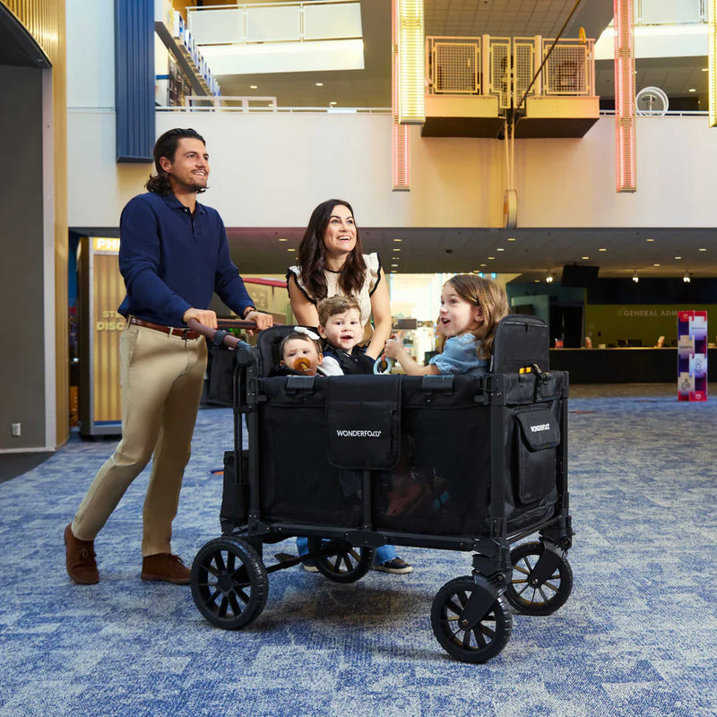 Wonderfold W4 Luxe Pro Quad Stroller Wagon
