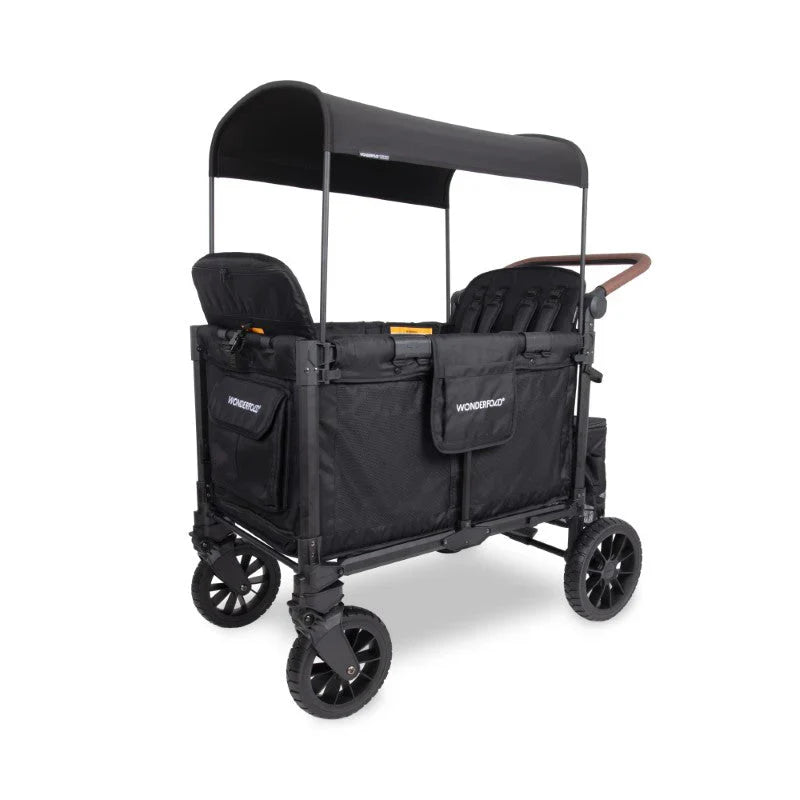 Wonderfold W4 Luxe Pro Quad Stroller Wagon