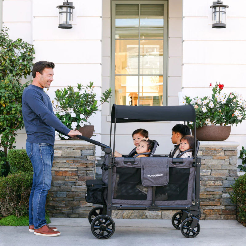 Wonderfold W4 Elite Pro Quad Stroller Wagon