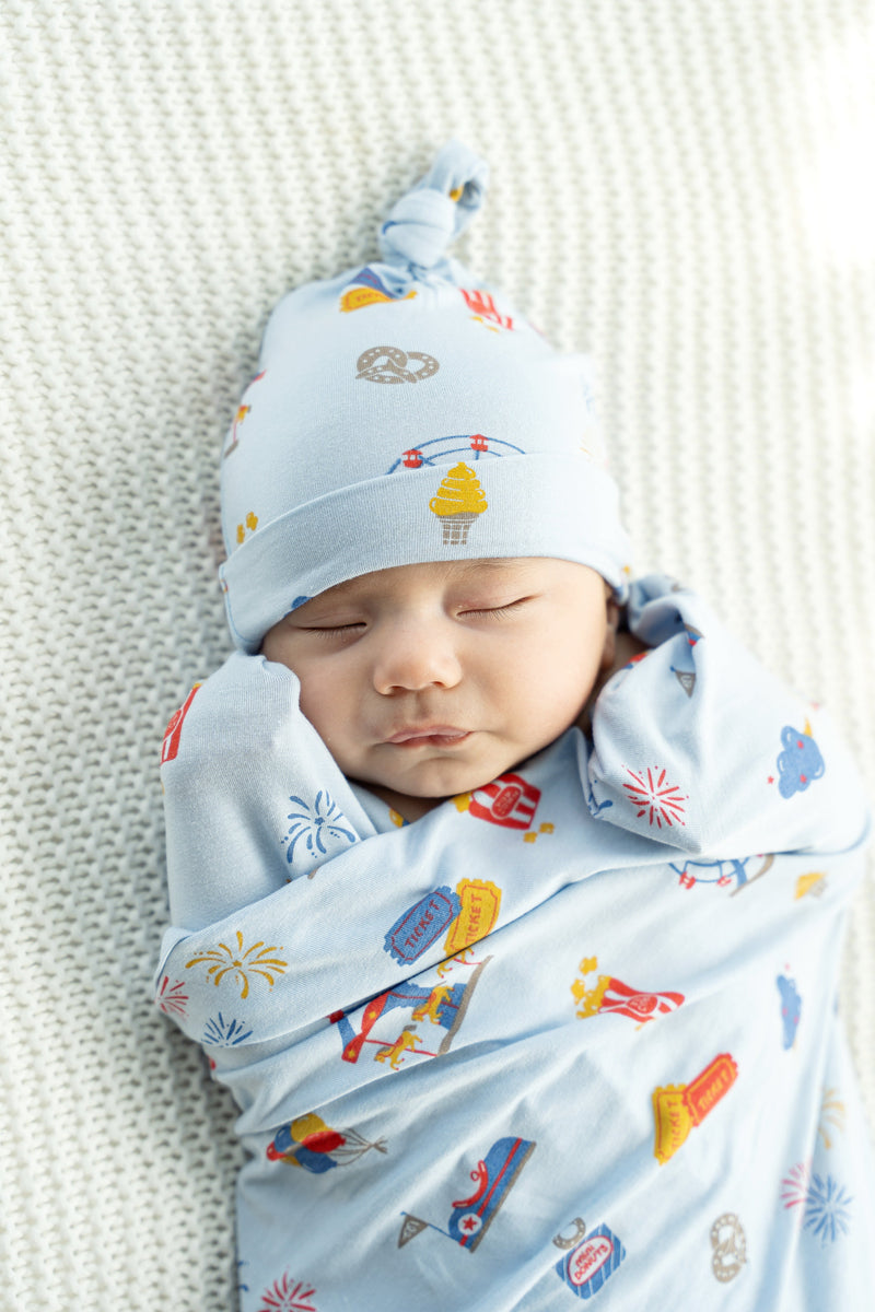 Bamboo Knot Hat (Funland Print)