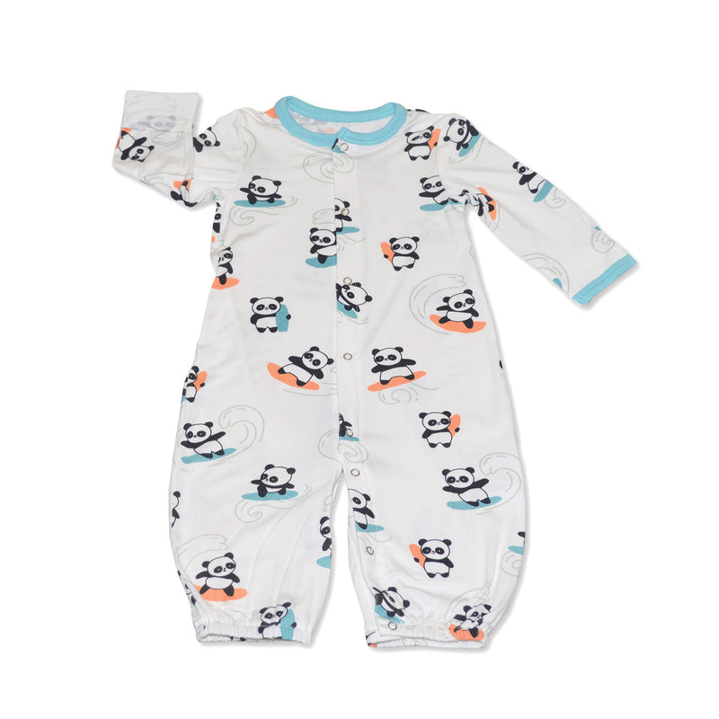 Bamboo Converter Gown (Surfs Up Panda Print)
