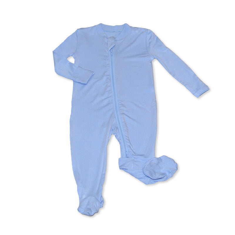 Bamboo Footies with Two Way Zipper (Skydive)