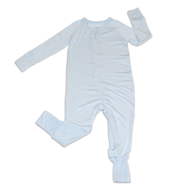 Bamboo 2-way Zipper Romper (Magic Cloud)