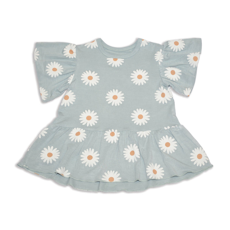 Bamboo Bell Sleeve Top (Daisy Print)