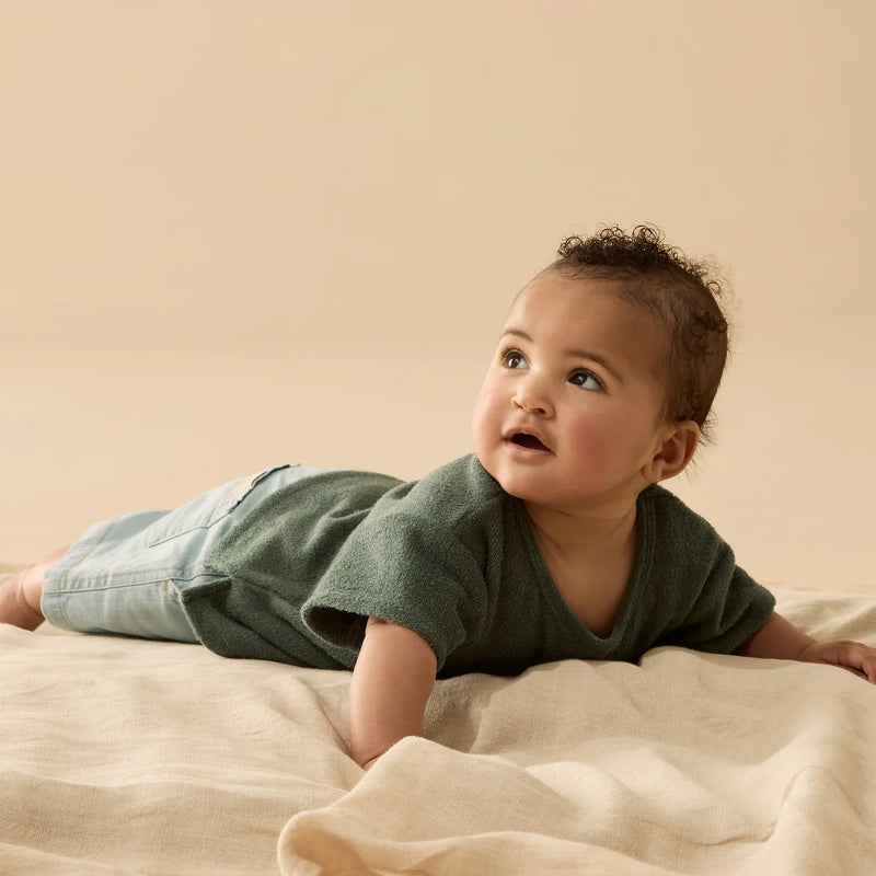 Moss Organic Terry Tee | Wilson + Frenchy