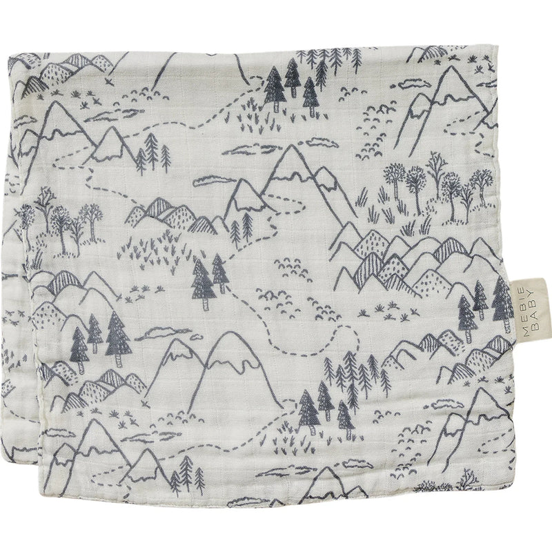 Summit Muslin Burp Cloth | Mebie Baby