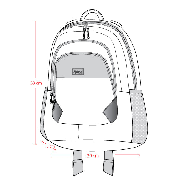 Little Kids Backpack Blue Unicorn Print
