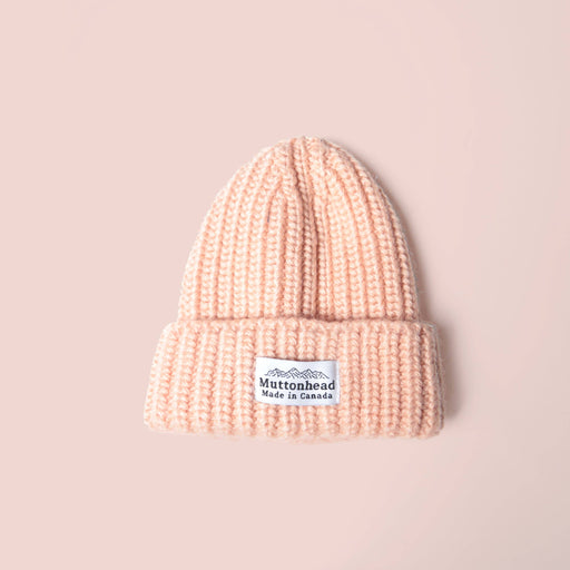 Muttonhead - Nordic Knit Baby Toque - Pale Pink - Home & Well 