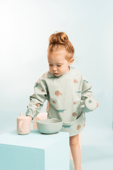 the cotton cloud - Long Sleeve Bib