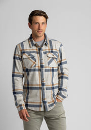 LIV Outdoor - Men's Lichen Stretch Flannel Button Shirt - Home & Well
