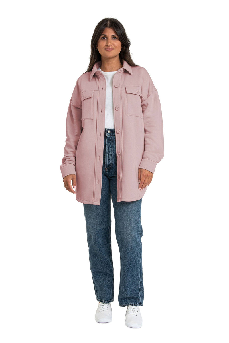 Lazypants - Shacket in pale mauve - Home & Well 