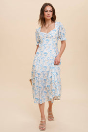 In Loom - SWEETHEART NECKLINE MIDI DRESS - Home & Well