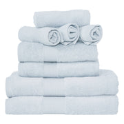 8 Piece 600 GSM Zero Twist Cotton Towel Set - Home & Well 