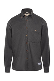 Wolfe Co. Apparel and Goods® - Grey Wool Button Down - Home & Well 