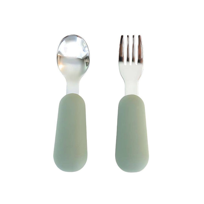 Baby Bliss - Stainless Steel & Silicone Silverware - Home & Well 