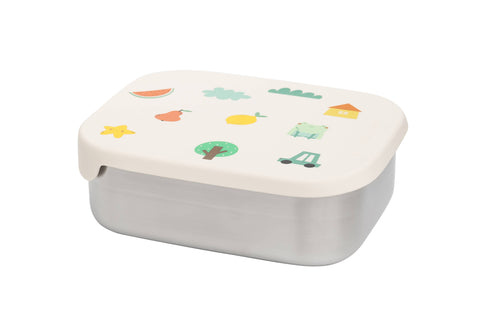 the cotton cloud - STAINLESS STEEL LUNCHBOX with compartments for KIDS