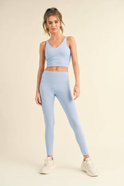 Aligned Performance Cropped Tank Top - Home & Well 