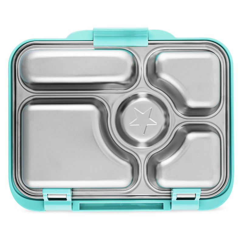 Yumbox - Stainless Steel Leakproof Bento Box - Tulum Blue - Home & Well 