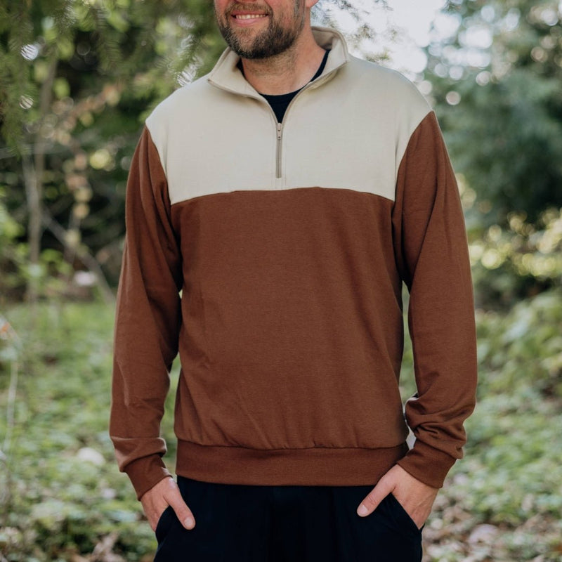 Adult Unisex Bamboo Fleece Half Zip — Last Call