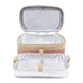 Rose Gold Colour Block Beauty Poche - Home & Well 