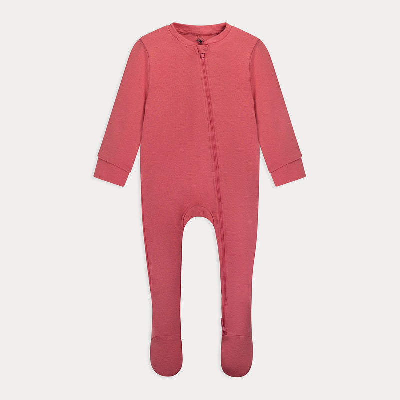 Mini Wardrobes - Footed Baby Pajamas, Baby Jumpsuit, Baby Coveralls, Ribbed Cotton