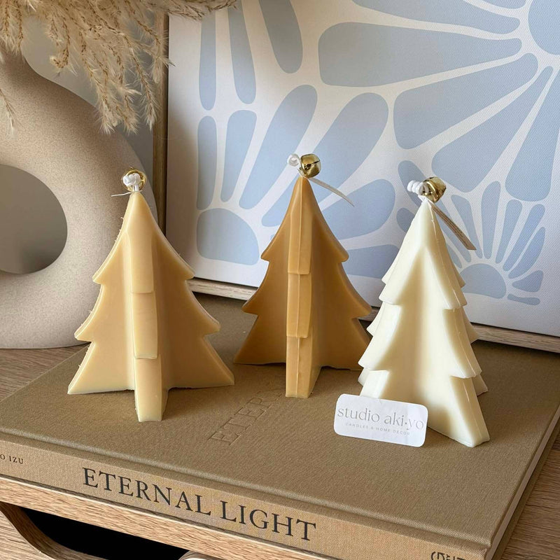 Studio Akiyo - Holiday Christmas Tree Candle Soy Wax  | Christmas Decor
