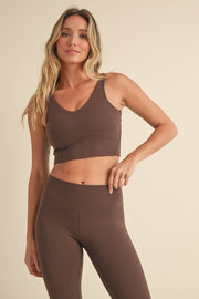 Aligned Performance Cropped Tank Top - Home & Well 