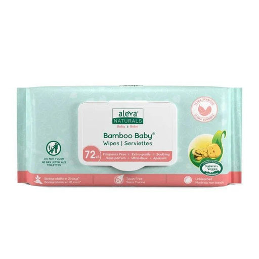 ALEVA NATURALS Bamboo Baby Sensitive Wipes - Home & Well
