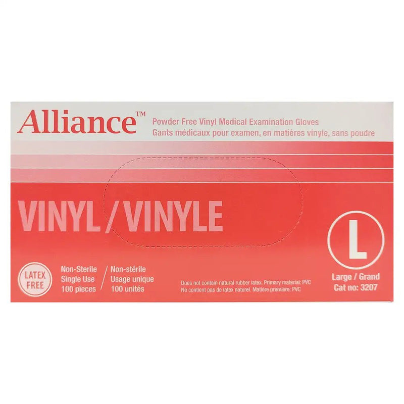 Alliance Vinyl Gloves - 100 / Box