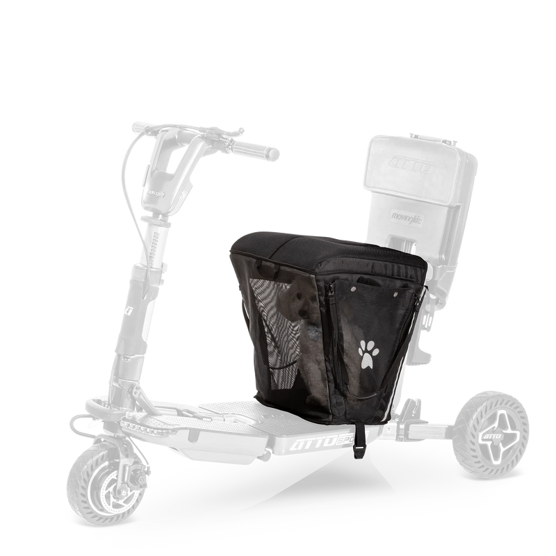 Atto Pet carrier & Cushion Black