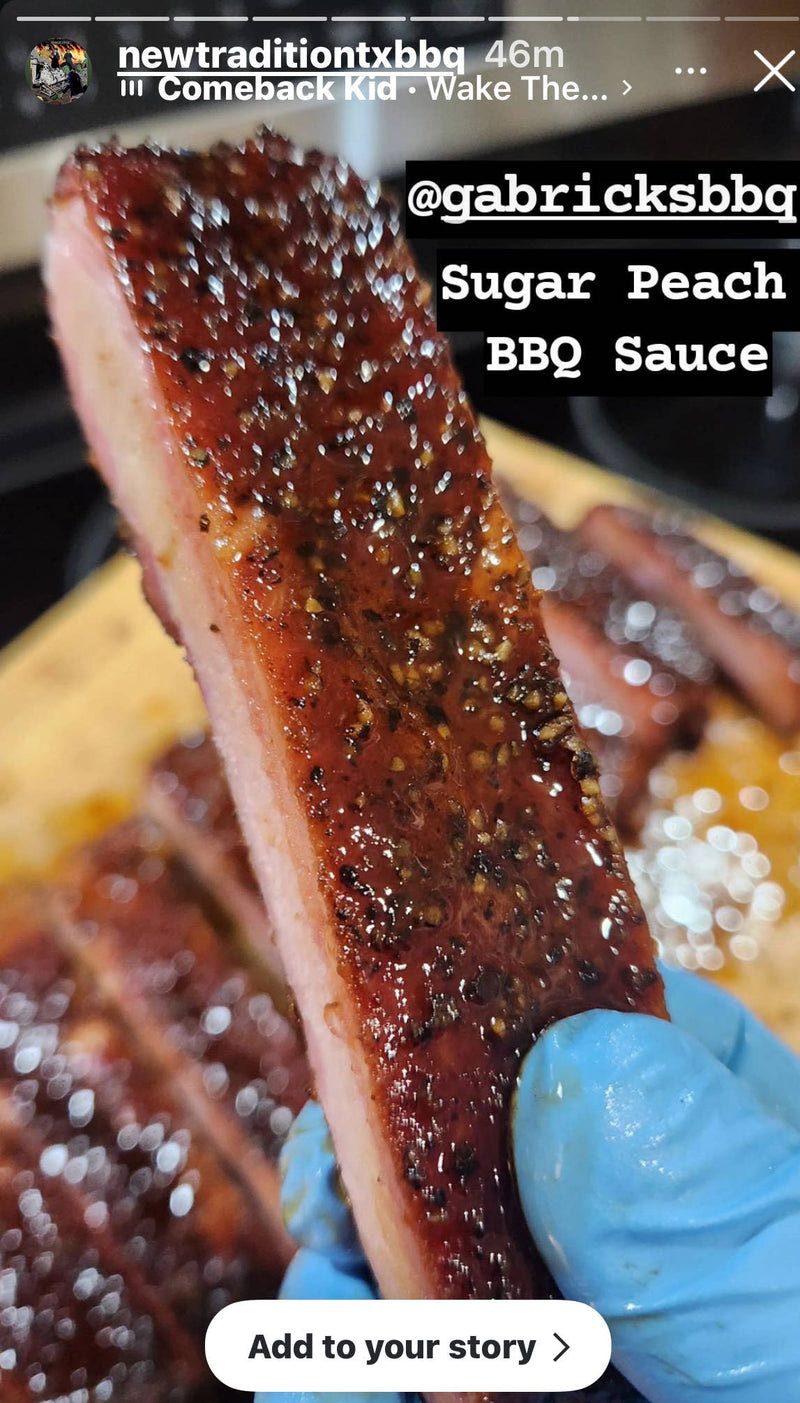 Gabrick BBQ Sauce Co. Sugar Peach BBQ Sauce