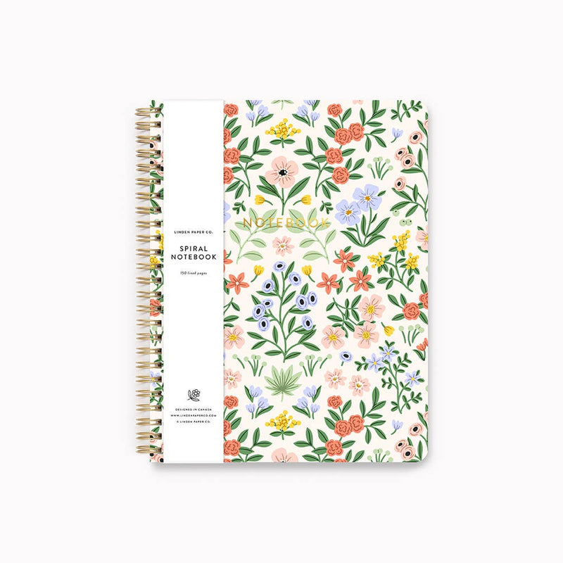 Linden Paper Co. Spiral Notebook - Home & Well 