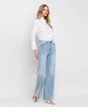 VERVET by FLYING MONKEY Super High Rise Wide Leg Jeans WORK SONG - Home & Well