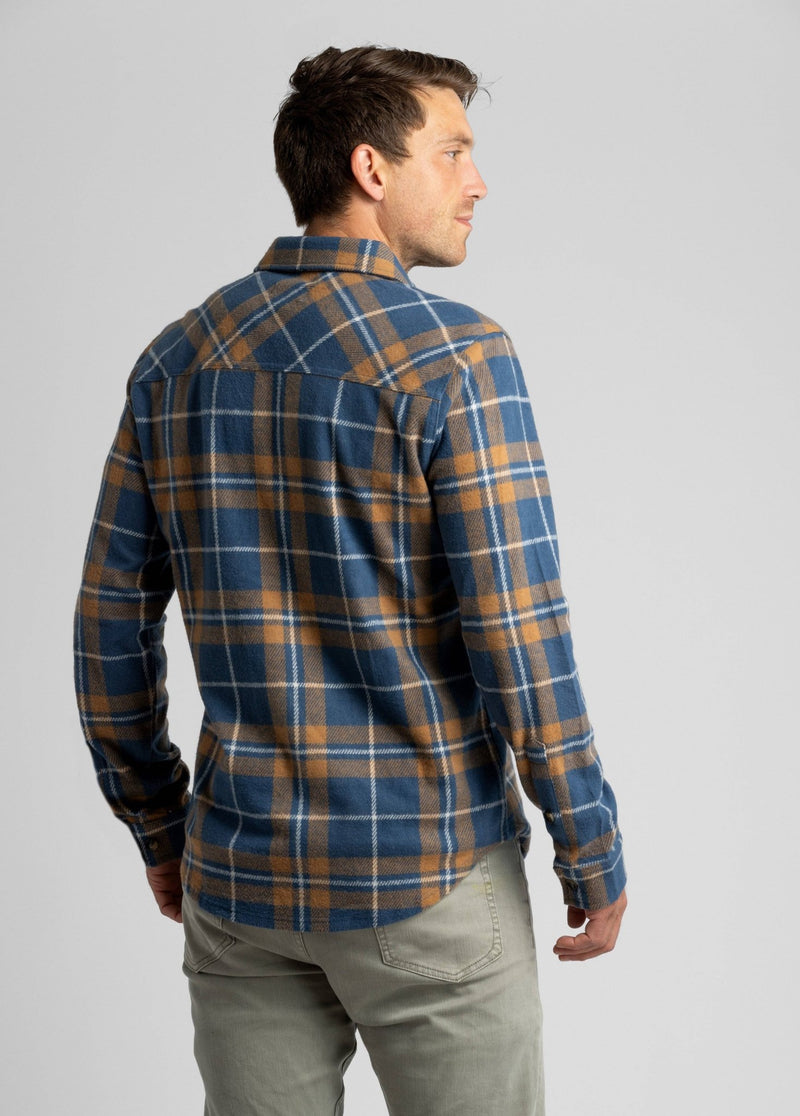 LIV Outdoor - Men's Lichen Stretch Flannel Button Shirt - Home & Well