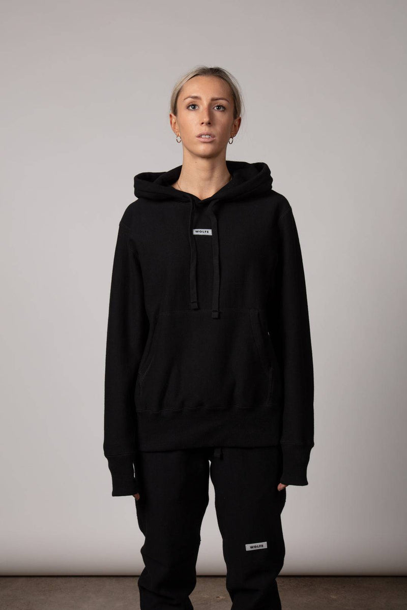 Wolfe Co. Apparel and Goods® - Black Brooks Pullover - Home & Well 