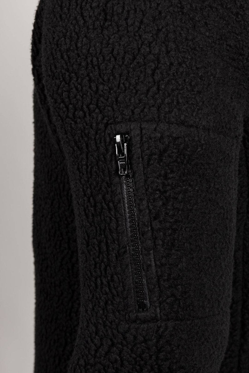 Wolfe Co. Apparel and Goods® - Black Kitimat Men's Half Zip - Home & Well 