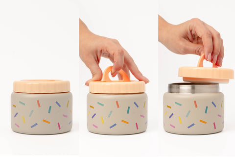 the cotton cloud - Kids Thermo Food Jar Confetti