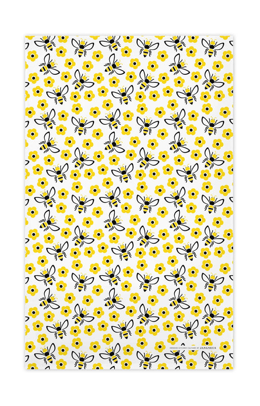 Yellow & Black - Bee Tea Towel - Home & Well 