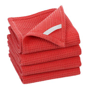 Fabstyles - Fabstyles Broadway Waffle Cotton Kitchen Towels Set of 4 - Home & Well 
