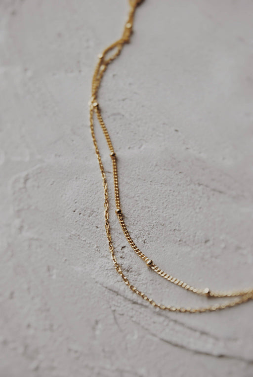 Layered Satellite Necklace - Olive Branch Jewelry & Co. - Home & Well 