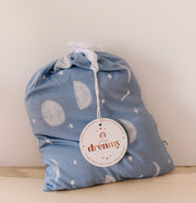 Stay Dreamy - Reach For The Moon Bamboo Crib Sheet - Home & Well