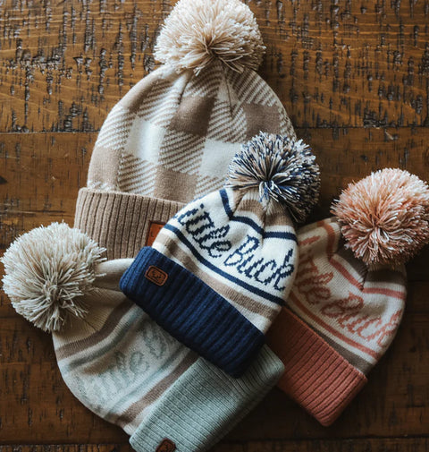 Little Buck Backwoods Pom Toque