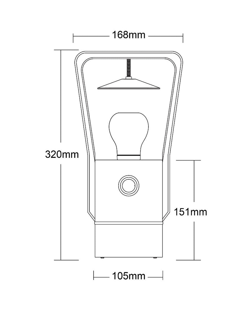 TRU De-LIGHT VIENNA LED, Dimmable Desk Lamp - Lamp / Power Bank / Decoration All-In-One
