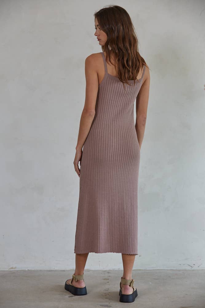By Together - L4645 | Knit Sweater Cami Maxi Dress - Home & Well 