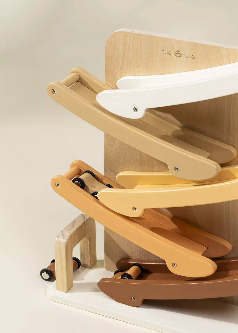 Coco Village - Wooden Car Glider Track - Home & Well